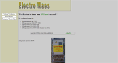 Desktop Screenshot of electromaes.be